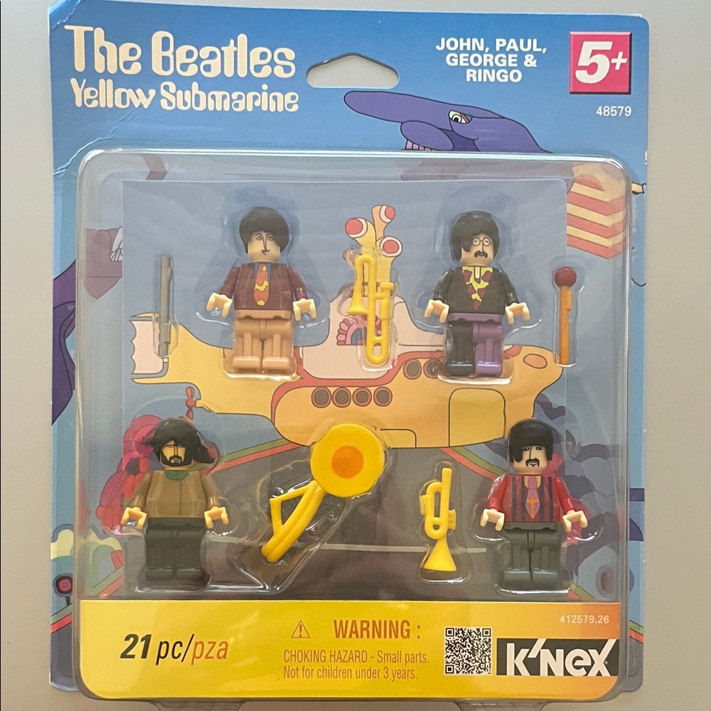 The Beatles Yellow Submarine Knex Action Figures Set